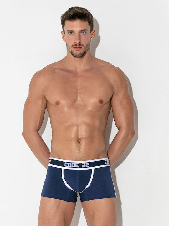 Code 22 Herren Boxershorts Blau 1Packung