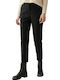 Women's Fabric Trousers Black