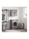 vidaXL Bathroom Cabinet Gray