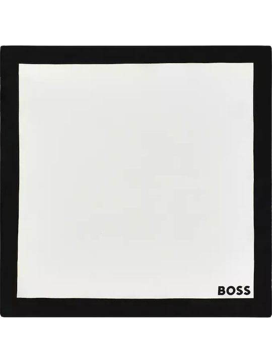 Men's Silky Handkerchief White