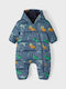 Name It Baby-Ausgehstrampler Langärmliges Blau