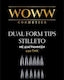 Woww Cosmetics Tips Νυχιών Διάφανα 120τμχ