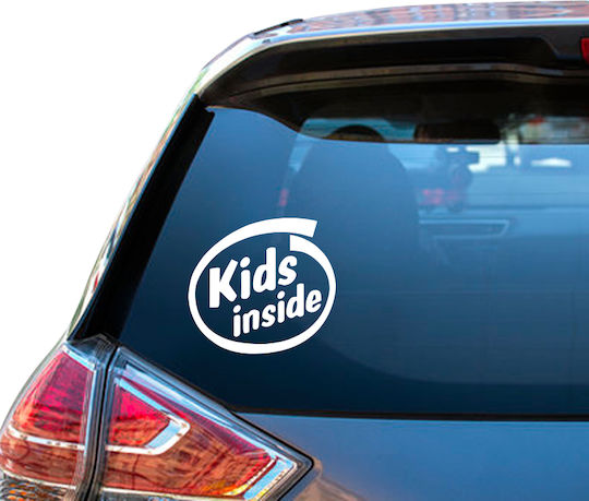 Baby on Board Sign with Sticker White