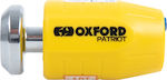 Oxford Patriot Κλειδαριά Δισκόφρενου Μοτοσυκλέτας με Διάμετρο Πείρου 14mm Κίτρινο Χρώμα