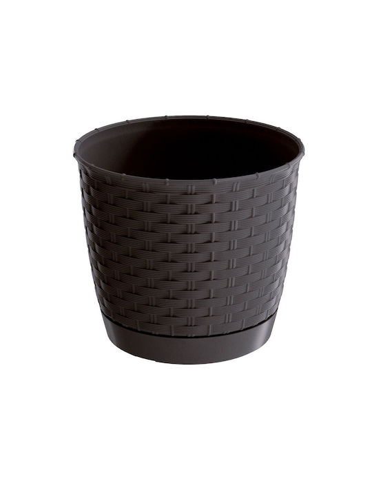 Prosperplast DRLO300 Κασπώ Rattan Καφέ με Βάση ...