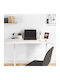 vidaXL Rectangular Office Desk Surface made of Solid Wood in White Color 100x50x2.5cm 824431 1pcs