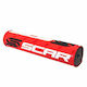 Scar Motorcycle Handlebar Pad Protector Red