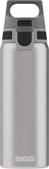 Sigg Shield One Детско Пиене Бутилка Алуминий Non Spill Сребърна 0.75ml