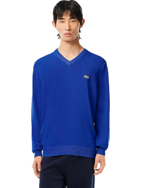 Lacoste Pulover cu mânecă lungă Albastru