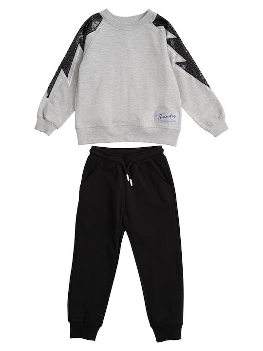 Sprint Kids Sweatpants Set Gray 2pcs