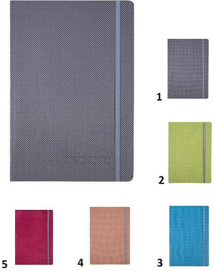 A&G Paper Heft Geregelt B5 96 Blätter 1Stück (Μiverse Farben)