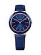 Jowissa Women's Watch with Navy Blue Leather Strap