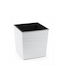 Lamela Juka Topf Kunststoff Chisel White 30x30x31cm.