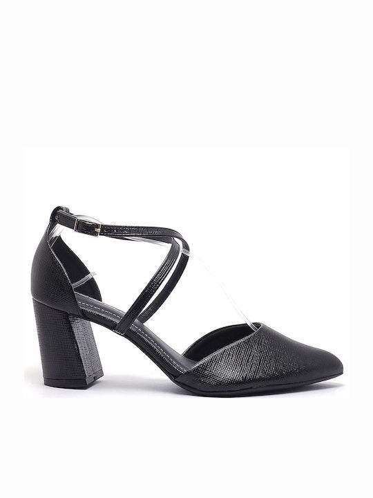 Piccadilly Anatomic Black Medium Heels