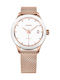 Jowissa Women's Watch with Pink Gold Metal Bracelet