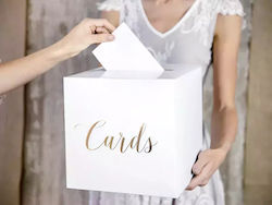 PartyDeco Hochzeitswunschbuch Buch Weiß 24 cmcm