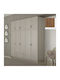 Fünf Türen Kleiderschrank Premium mit Aufsatz New Karydi 252x60x233cm