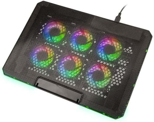 Kolink Cooling Pad για Laptop έως 17.3" με 6 Ανεμιστήρες και Φωτισμό (KL-F500)