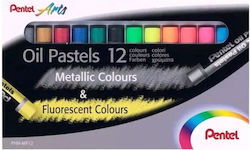 Pentel Ölpastelle Oil Pastels 12Farben