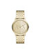 Armani Exchange Uhr Batterie mit Gold Metallarmband