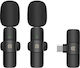 Puluz Microfon Wireless PU3151B Revers pentru Cameră
