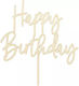 PartyDeco Happy Birthday Διακοσμητικό Γλυκών για Party