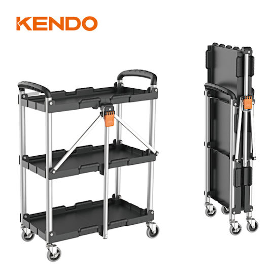 Kendo Rollbar Metallisch Werkzeugkiste B66xT43xH86cm