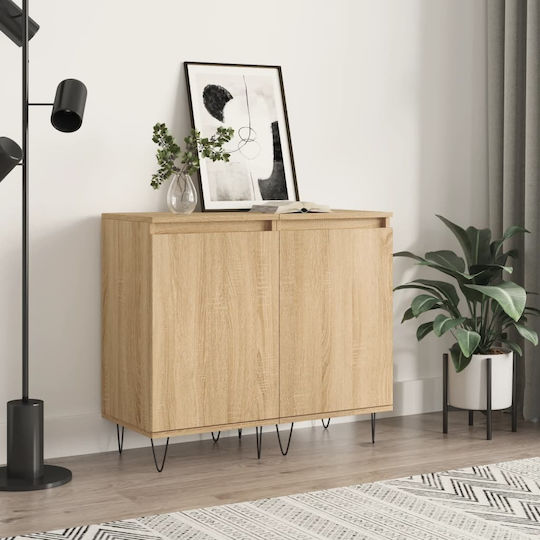 Hängeschrank fürs Wohnzimmer aus Spanplatte Beige 40x35x70 cm