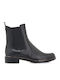 Leather Women's Ankle Boots Black
