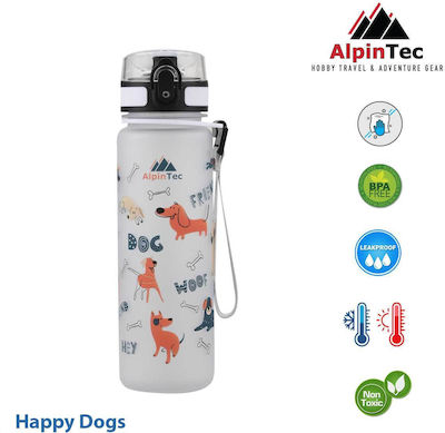 AlpinPro Πλαστικό Παγούρι Πολύχρωμο 500ml