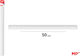Madrid Papel Lineal Kunststoff Transparent 50cm