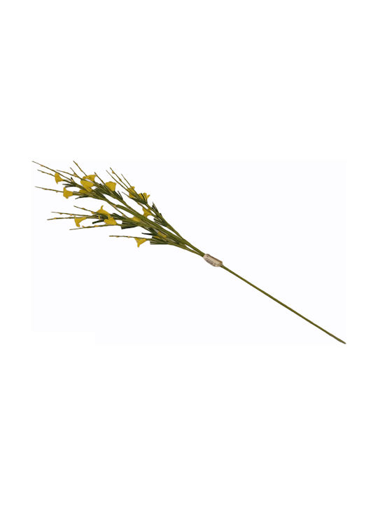 Artificial Decorative Branch Yellow 44cm 1pcs