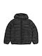 Kids' Casual Jacket Short with Hood Black