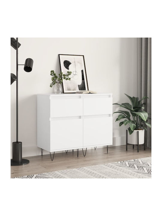 Wooden Buffet White L40xW35xH70cm