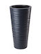 Form Plastic Dunes Slim Γλάστρα Πλαστική Anthracite 39.5x39.5x79.5εκ.