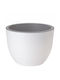 Form Plastic Muna Γλάστρα Πλαστική White+Concrete 39.5x39.5x29.5εκ.