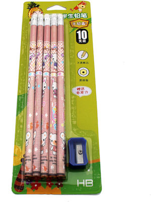 Pencil Set with Scraper and Eraser