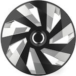 Versaco Car Hubcap Set Vector Rc Bs 14" 1pc Black /Black