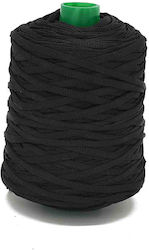 Handibrand Strickgarn Mikropolyester Schwarz 250gr