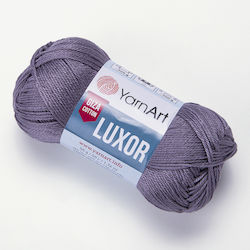 YarnArt Luxor Baumwolle Lila Aubergine 125m 50g