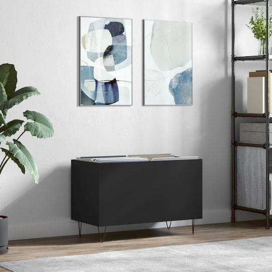 vidaXL Hi-Fi Möbel Schwarz 38x74.5x48cm