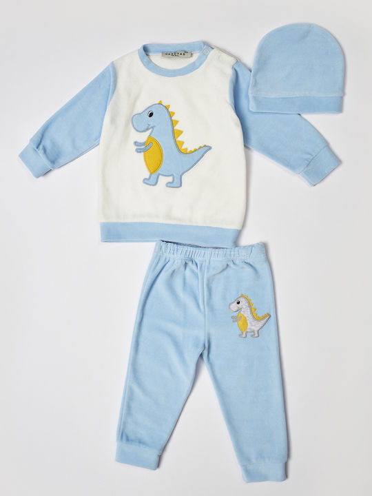 Εβίτα Kinder Sweatpants Set - Jogginganzug Hellblau 2Stück