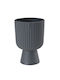 Form Plastic Keli Mika Petit Γλάστρα Πλαστική Anthracite 17.8x17.8x26.5εκ.