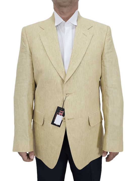 Tip Top Tailors Vară Sacou bărbați cu croială normală Galben