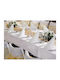 PartyDeco Tischtuch White 300x180cm