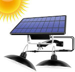Andowl Κρεμαστό Ηλιακό Φωτιστικό 90lm με Φωτοκύτταρο και Τηλεχειριστήριο IP65