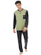 Billy Men's Winter Pajamas Set Green