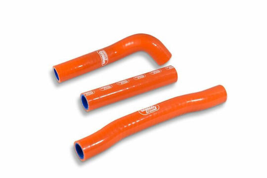 Samco Sport Комплект Яки за Двигател на Мотоциклет Силиконови Оранжеви
