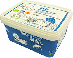 Feta Cheese P.D.O. Organic in Tupper Nostos Fresh (400 g) Feta Cheese P.D.O. Organic in Tupper Nostos Fresh (400 g)