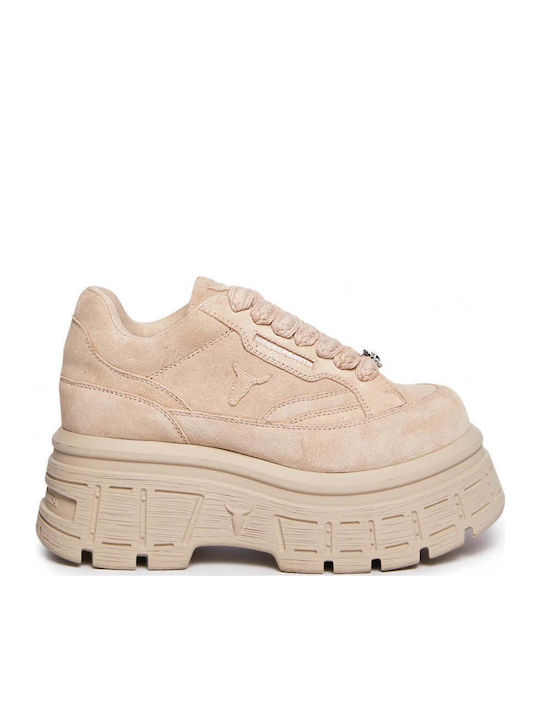 Windsor Smith Swerve Chunky Sneakers Beige
